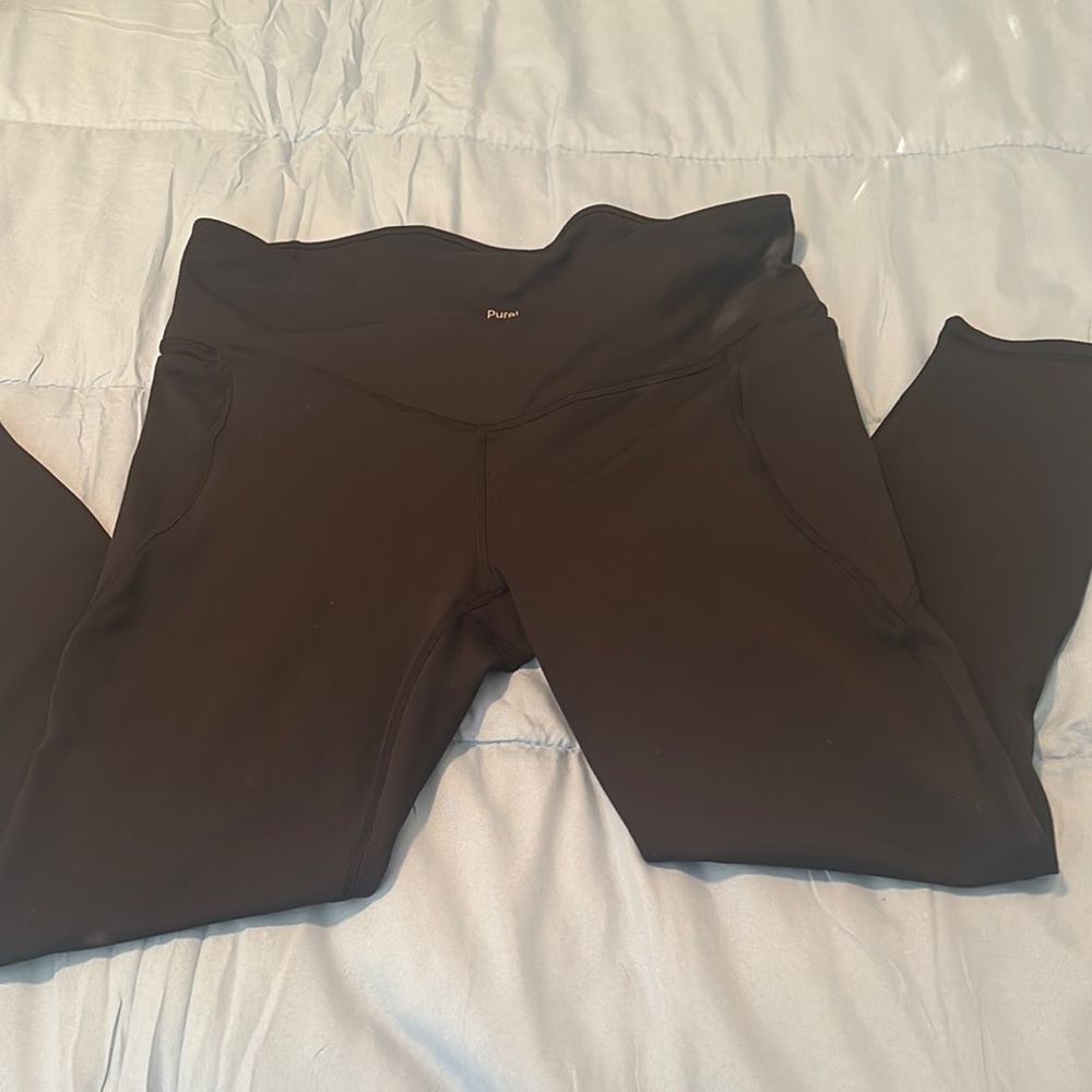 Black Cropped Leggings